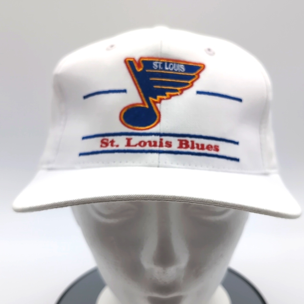 The Game| NWT Vintage NHL ST Louis Blues White Sports Cap Snap Back
